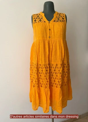 Robe d’été orange Zamba – Taille 40, brand: Zamba, condition: Very good, size: L / 40 / 12, €8.00, €9.10 includes Buyer Protection