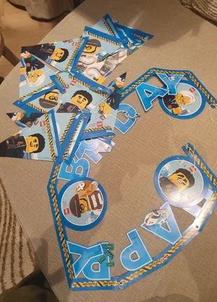 Lego city verjaardag decoraties, merk: LEGO City, staat: Heel goed, € 4,00, € 4,90 inclusief Kopersbescherming