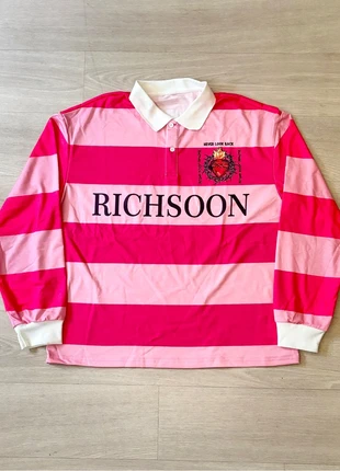 Polo Y2K Style Rugby - Oversize Streetwear - Size M, marca: y2k, estado: Novo sem etiquetas, tamanho: M, €35.00, €37.45 inclui Proteção do Comprador