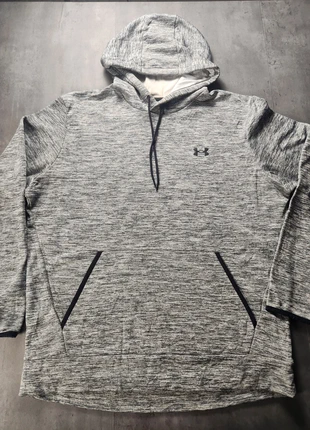 Under Armour – Sweat à capuche gris chiné performance Taille L, brand: Under Armour, condition: Very good, size: L, €18.00, €19.60 includes Buyer Protection
