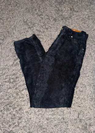 Pantalon En Velours Côtelé / Corduroy Xdye noir coton cotelé coupe slim taille W31 L32, brand: Vintage Dressing, condizioni: Buone, taglia: IT 40 | W31, €10.00, €11.20 include la Protezione acquisti