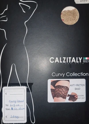 Plussize elastische dijband huidskleur., merk: Calzitaly, staat: Nieuw met prijskaartje, maat: Universele maat, € 8,00, € 9,10 inclusief Kopersbescherming