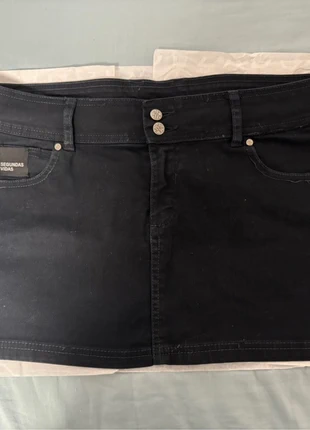 Minifalda vaquera 2ª mano Azul marino, marque: Vintage Dressing, état: Bon état, taille: S / 36 / 8, 5,00 €, 5,95 € Protection acheteurs incluse