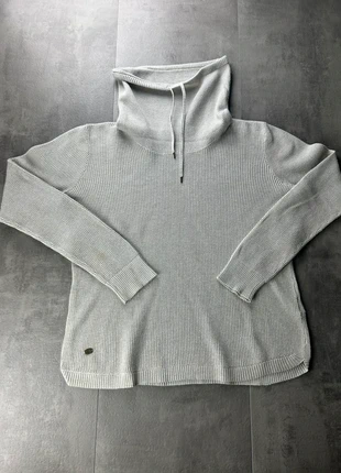 Lauren Ralph Lauren femme – pull col montant gris M - coton, merk: Ralph Lauren, staat: Goed, maat: M / 38 / 10, € 12,00, € 13,30 inclusief Kopersbescherming