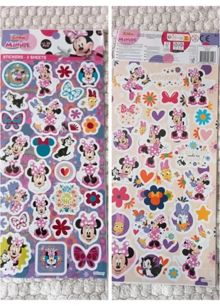 2 fiches autocollants Minnie, marca: Disney, estado: Muito bom, tamanho: 5 anos / 110 cm, €2.00, €2.80 inclui Proteção do Comprador Pro