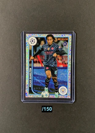 Topps Merlin 2023-24 UEFA Micah Hamilton Rookie RC Speckle Refractor Numbered /150 Man City, merk: Topps, staat: Nieuw zonder prijskaartje, € 2,50, € 3,33 inclusief Kopersbescherming