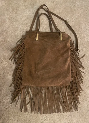 Leuke boho tas in echt leer, brand: merkloos, condizioni: Buone, €5.50, €6.48 include la Protezione acquisti