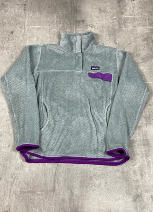 Gilet Polaire Patagonia Hiver Gris et Violet Col à boutons taille M femme, brand: Patagonia, condition: Good, size: M / 38 / 10, €59.99, €63.69 includes Buyer Protection Pro