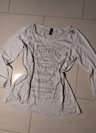 Romantisch verspieltes Langarmshirt California, marque: unbekannt, état: Très bon état, taille: L / 40 / 12, 2,00 €, 2,80 € Protection acheteurs incluse