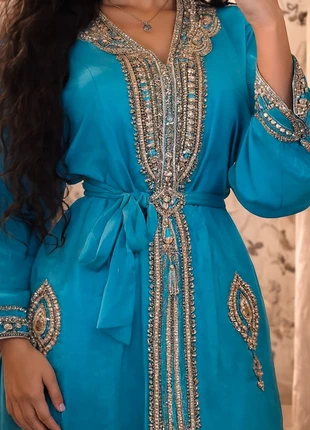 Robe oriental/caftan marocain, marque: je sais pas, état: Neuf sans étiquette, taille: S, 13,50 €, 14,88 € Protection acheteurs incluse