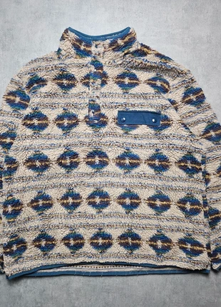 Pull quart zip polaire crazy fleece motif géométrique taille xl homme ls33,19, marca: Vintage Dressing, estado: Muito bom, tamanho: XL, €29.90, €32.10 inclui Proteção do Comprador