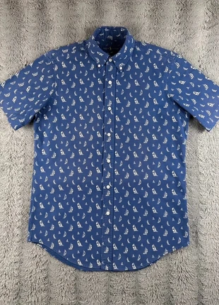 Magnifique chemise manches courtes Homme Ralph Lauren S marine motifs bateau, brand: Ralph Lauren, condizioni: Ottime, taglia: S, €29.00, €31.15 include la Protezione acquisti Pro