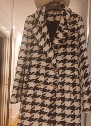 Abrigo made in Itali talla M. Blanco y negro, marque: Made In Italy, état: Très bon état, taille: M / 38 / 10, 10,00 €, 11,20 € Protection acheteurs incluse