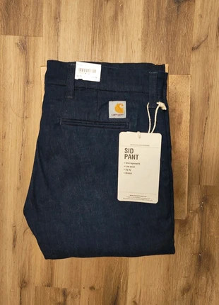 Carhartt wip-Sid pant (tg.34/34 - blu), marke: Carhartt, zustand: Neu, mit Etikett, größe: L, 55,00 €, 58,45 € inklusive Vinted-Käuferschutz