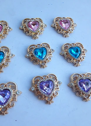 Lot de 9 cabochons strass, estado: Novo com etiquetas, €3.50, €4.38 inclui Proteção do Comprador
