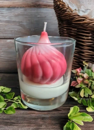Handmade Pink Swirl Soya Candle, brand: Soya, condition: New without tags, £10.00, £11.20 includes Buyer Protection