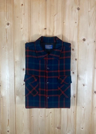 Chemise Américaine Pendleton USA Pure Laine Vierge Tartan Bleu Nuit Taille L Homme | #PE21, marca: Pendleton, estado: Muy bueno, tamaño: L, 69,00 €, 73,15 € Protección al comprador Pro incluida