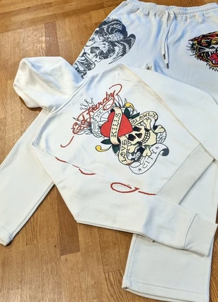 Survêtement Ed Hardy/ Blanc / Crop top/ Made in USA/ Taille M, marke: Ed Hardy, zustand: Sehr gut, größe: M / 38 / 10, 64,00 €, 67,90 € inklusive Vinted-Käuferschutz