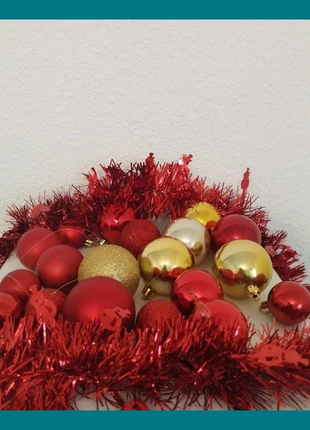 Boules de Noël x19 + guirlande x2 70cm =7€ le tout, merk: R&B, staat: Goed, € 7,00, € 8,05 inclusief Kopersbescherming Pro