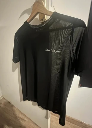 T shirt tee shirt haut noir noire marque Jennyfer taille S Small manches courte, merk: Jennyfer, staat: Nieuw zonder prijskaartje, maat: S / 36 / 8, € 1,00, € 1,75 inclusief Kopersbescherming