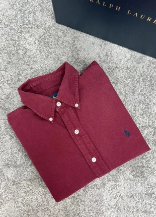 Chemise bordeaux Ralph Lauren logo brodé S Homme, brand: Ralph Lauren, condition: Very good, size: S, €40.00, €42.70 includes Buyer Protection