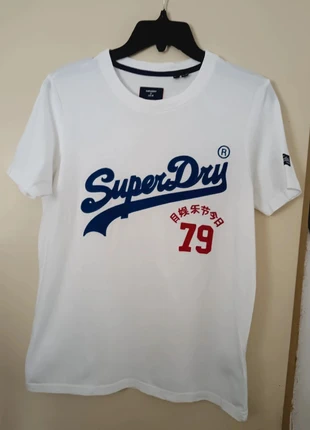 T shirt Superdry taille M homme blanc 100%coton, brand: Superdry, condition: Very good, size: S, €10.80, €12.04 includes Buyer Protection