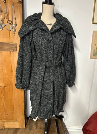 Magnifique manteau gris à grand col resserrer aux manches vintage y2k coquette taille 42, marque: Vintage, état: Très bon état, taille: XL / 42 / 14, 25,00 €, 26,95 € Protection acheteurs (Pro) incluse