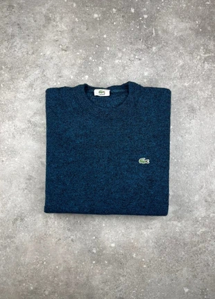 Pull Col Rond Maille Lacoste Taille (3) S Homme Bleu Chiné Logo Brodé #LA67, merk: Lacoste, staat: Heel goed, maat: S, € 35,00, € 37,45 inclusief Kopersbescherming Pro
