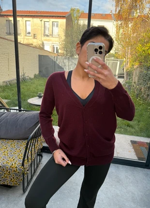 Berenice cardigan / pull en laine et cachemire couleur burgundy, taille 38, très bon état, marke: Berenice, zustand: Sehr gut, größe: M / 38 / 10, 28,00 €, 30,10 € inklusive Vinted-Käuferschutz