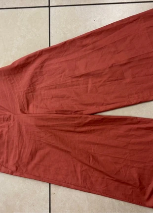 Pantaloni Culotte Wide Leg COS in 100% Cotone (Terracotta/Rosa Antico), marque: COS, état: Neuf sans étiquette, taille: S / 36 / 8, 28,00 €, 30,10 € Protection acheteurs incluse