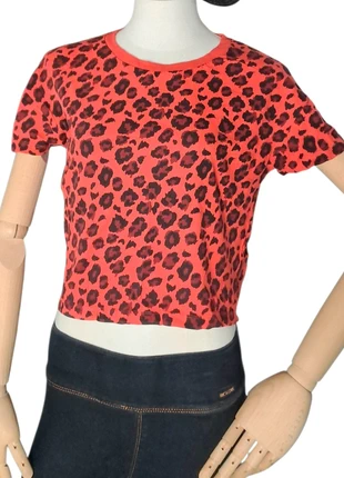 Top court léopard XS, marque: Jennyfer, état: Très bon état, taille: XS / 34 / 6, 3,00 €, 3,85 € Protection acheteurs (Pro) incluse