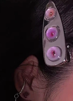 Pink cat eye hairclip, merk: Original, staat: Nieuw zonder prijskaartje, € 5,00, € 5,95 inclusief Kopersbescherming