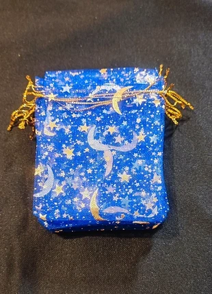 Lot de 10 pochettes organza bleu de Chine motifs lune et étoiles dorés & argentés 7×9 cm, brand: sansnom., condition: New without tags, €1.60, €2.38 includes Buyer Protection Pro