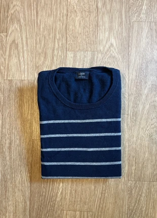 Pull marinière J. Crew taille S | Knitwear col rond à rayures bleu marine, marca: J.Crew, estado: Muito bom, tamanho: S, €11.00, €12.25 inclui Proteção do Comprador
