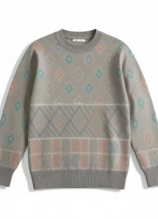 Vintage 80s Grey Pastel Diamond Knit Jumper L, marque: Vintage Dressing, état: Très bon état, taille: L / 40 / 12, 27,90 €, 30,00 € Protection acheteurs (Pro) incluse