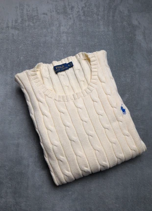 cable knitwear Ralph Lauren pullover sweater maglione a maglia spessa intrecciato vintage, brand: Ralph Lauren, condizioni: Nuovo senza cartellino, taglia: M, €49.99, €53.19 include la Protezione acquisti