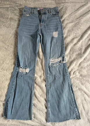 Jeans large vintage, brand: Boutique indépendante, condition: Very good, size: XS / 34 / 6, €2.00, €2.80 includes Buyer Protection