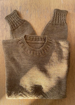 Pull vintage en maille couleur marron camel Fabriqué France 30% coton, marque: Vintage Dressing, état: Très bon état, taille: S / 36 / 8, 14,00 €, 15,40 € Protection acheteurs incluse