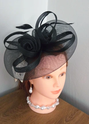 🤍Elegant Black Fascinator 22cm, brand: Wedding, condition: New with tags, size: One size, £10.99, £12.24 includes Buyer Protection