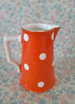 Petit pichet ancien à pois blanc, marque: Antique french, état: Très bon état, 15,00 €, 16,45 € Protection acheteurs incluse