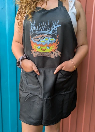 Tablier cuisine calcifer studio Ghibli, brand: Studio Ghibli, condition: Very good, €15.00, €16.45 includes Buyer Protection