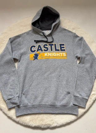 Pull sweat à capuche gris, merk: American College, staat: Heel goed, maat: S, € 3,00, € 3,85 inclusief Kopersbescherming