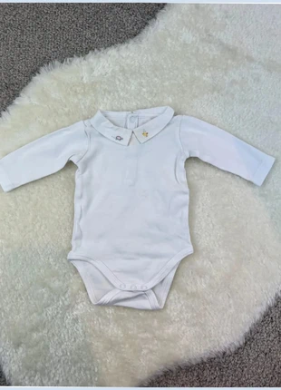 Body col brodé Jacadi, brand: Kiabi, condizioni: Ottime, taglia: 3-6 mesi / 62 cm, €3.00, €3.85 include la Protezione acquisti Pro