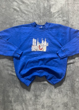 New York Vintage Sweatshirt Crewneck Tourist Style Big Apple, brand: Local, condizioni: Buone, taglia: M, €8.00, €9.10 include la Protezione acquisti