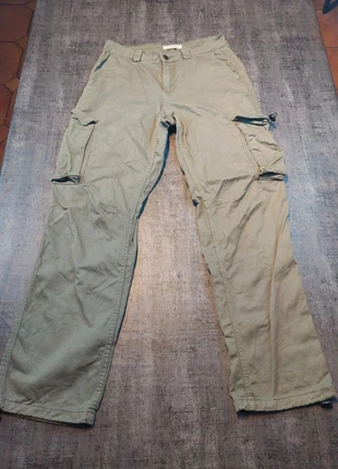 Pantalon cargo kaki pimkie - Femme - Taille 34, marque: Pimkie, état: Très bon état, taille: XS / 34 / 6, 5,00 €, 5,95 € Protection acheteurs incluse