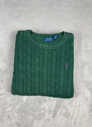 Torsadé Polo Ralph Lauren col rond | Taille M | Vert logo violet
, marque: Ralph Lauren, état: Très bon état, taille: M / 38 / 10, 39,90 €, 42,60 € Protection acheteurs incluse