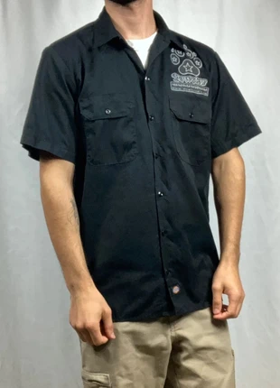 Chemise Dickies Noir Workwear à manches courtes taille M, brand: Dickies, condition: Good, size: M, €14.99, €16.44 includes Buyer Protection Pro