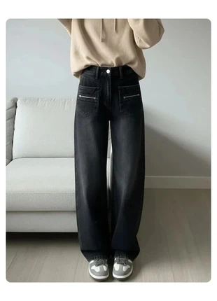 Jean noir avec poche inversé, marque: Glamour, état: Très bon état, taille: S / 36 / 8, 30,00 €, 32,20 € Protection acheteurs (Pro) incluse