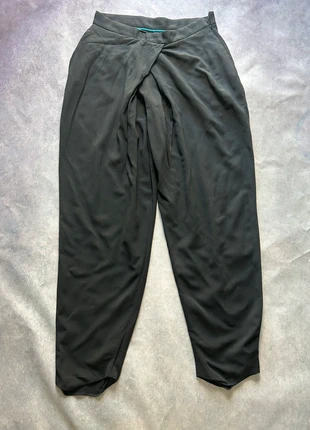 Pantalon large Massimo Dutti noir – Taille 38, moderne & sophistiqué, brand: Massimo Dutti, condition: Very good, size: W28, €11.90, €13.20 includes Buyer Protection Pro