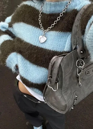 Pull-over élégant à rayures pour femmes - Col rond doux hiver, taille S, marca: Aesthetic, estado: Muito bom, tamanho: S / 36 / 8, €39.99, €42.69 inclui Proteção do Comprador